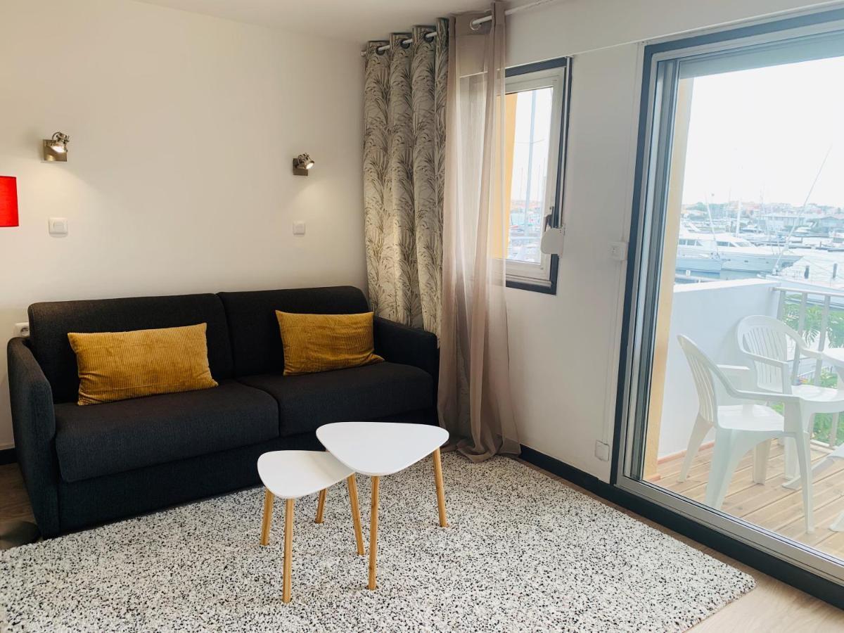 Appartement 1Ere Ligne Vue Port Avec Balcon, Piscine Agde Buitenkant foto